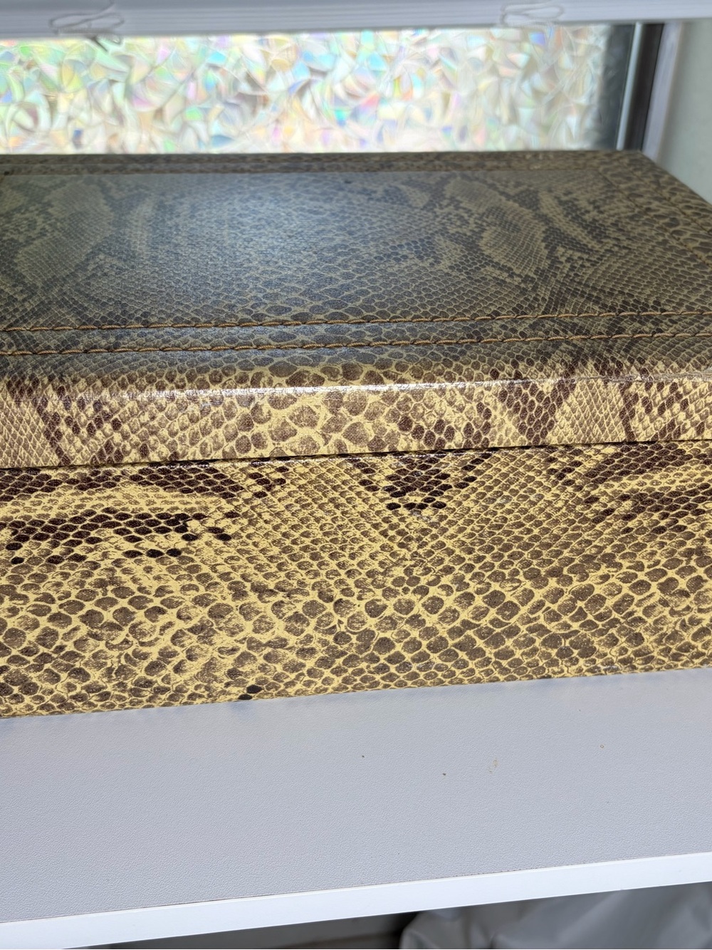 Vintage Toiletries Shortrip Case Snakeskin 🐍 - Picture 6 of 13